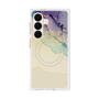 プレミアムスクエアケース with SnapMag［ Marble Purple ］