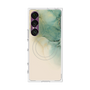 プレミアムスクエアケース with SnapMag［ Marble Green ］