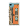 プレミアムスクエアケース with SnapMag［ RETORO CASSETTE TAPE - Skeleton Orange ］