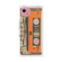 プレミアムスクエアケース with SnapMag［ RETORO CASSETTE TAPE - Skeleton Orange ］