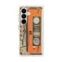 プレミアムスクエアケース with SnapMag［ RETORO CASSETTE TAPE - Skeleton Orange ］