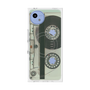 プレミアムスクエアケース with SnapMag［ RETORO CASSETTE TAPE - Skeleton Blue ］