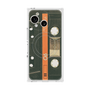 プレミアムスクエアケース with SnapMag［ RETORO CASSETTE TAPE - Opacity Black ］