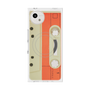 プレミアムスクエアケース with SnapMag［ RETORO CASSETTE TAPE - Opacity White ］