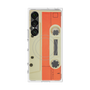プレミアムスクエアケース with SnapMag［ RETORO CASSETTE TAPE - Opacity White ］