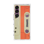 プレミアムスクエアケース with SnapMag［ RETORO CASSETTE TAPE - Opacity White ］