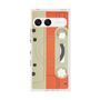 プレミアムスクエアケース with SnapMag［ RETORO CASSETTE TAPE - Opacity White ］