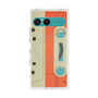 プレミアムスクエアケース with SnapMag［ RETORO CASSETTE TAPE - Opacity White ］