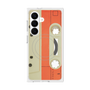 プレミアムスクエアケース with SnapMag［ RETORO CASSETTE TAPE - Opacity White ］