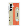 プレミアムスクエアケース with SnapMag［ RETORO CASSETTE TAPE - Opacity White ］