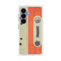 プレミアムスクエアケース with SnapMag［ RETORO CASSETTE TAPE - Opacity White ］