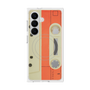 プレミアムスクエアケース with SnapMag［ RETORO CASSETTE TAPE - Opacity White ］