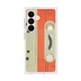 プレミアムスクエアケース with SnapMag［ RETORO CASSETTE TAPE - Opacity White ］