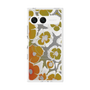 プレミアムスクエアケース with SnapMag［ y2k(Year2000) - Flower - Yellow Gray ］