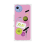 プレミアムスクエアケース with SnapMag［ Playful sticker - Dusty Pink ］
