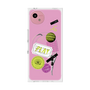 プレミアムスクエアケース with SnapMag［ Playful sticker - Dusty Pink ］