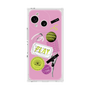 プレミアムスクエアケース with SnapMag［ Playful sticker - Dusty Pink ］
