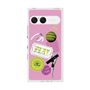 プレミアムスクエアケース with SnapMag［ Playful sticker - Dusty Pink ］