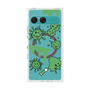 プレミアムスクエアケース with SnapMag［ PAINTING SMILE Green ］