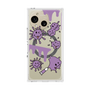 プレミアムスクエアケース with SnapMag［ PAINTING SMILE Purple ］