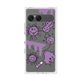 プレミアムスクエアケース with SnapMag［ PAINTING SMILE Purple ］
