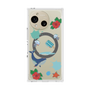 プレミアムスクエアケース with SnapMag［ DRAWING PAPER Blue ］