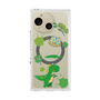 プレミアムスクエアケース with SnapMag［ DRAWING PAPER Green ］