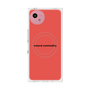 プレミアムスクエアケース with SnapMag［ NATURAL COMMODITY Red ］