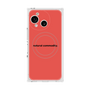 プレミアムスクエアケース with SnapMag［ NATURAL COMMODITY Red ］