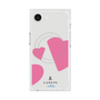 プレミアムスクエアケース with SnapMag［ LANVIN en Bleu Hearts Pink - ランバン ハート ピンク ］