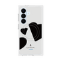 プレミアムスクエアケース with SnapMag［ LANVIN en Bleu Hearts Black - ランバン ハート ブラック ］