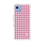 プレミアムスクエアケース with SnapMag［ Checkered Pink - ギンガムチェック ピンク ］