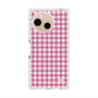 プレミアムスクエアケース with SnapMag［ Checkered Pink - ギンガムチェック ピンク ］