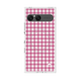 プレミアムスクエアケース with SnapMag［ Checkered Pink - ギンガムチェック ピンク ］