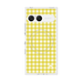 プレミアムスクエアケース with SnapMag［ Checkered Yellow - ギンガムチェック イエロー ］