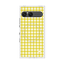プレミアムスクエアケース with SnapMag［ Checkered Yellow - ギンガムチェック イエロー ］