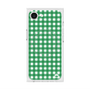 プレミアムスクエアケース with SnapMag［ Checkered Green - ギンガムチェック グリーン ］