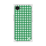 プレミアムスクエアケース with SnapMag［ Checkered Green - ギンガムチェック グリーン ］