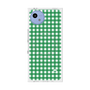 プレミアムスクエアケース with SnapMag［ Checkered Green - ギンガムチェック グリーン ］