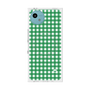 プレミアムスクエアケース with SnapMag［ Checkered Green - ギンガムチェック グリーン ］