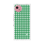 プレミアムスクエアケース with SnapMag［ Checkered Green - ギンガムチェック グリーン ］