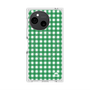 プレミアムスクエアケース with SnapMag［ Checkered Green - ギンガムチェック グリーン ］