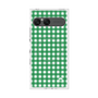 プレミアムスクエアケース with SnapMag［ Checkered Green - ギンガムチェック グリーン ］