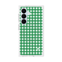 プレミアムスクエアケース with SnapMag［ Checkered Green - ギンガムチェック グリーン ］