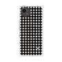 プレミアムスクエアケース with SnapMag［ Checkered Purple - ギンガムチェック ブラック ］