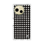 プレミアムスクエアケース with SnapMag［ Checkered Purple - ギンガムチェック ブラック ］