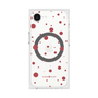 プレミアムスクエアケース with SnapMag［ Dippin dots Red - ディッピンドッツ レッド ］