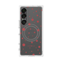 プレミアムスクエアケース with SnapMag［ Dippin dots Red - ディッピンドッツ レッド ］