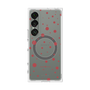 プレミアムスクエアケース with SnapMag［ Dippin dots Red - ディッピンドッツ レッド ］