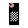 プレミアムスクエアケース with SnapMag［ Racing checkered flag - レーシングチェッカーフラッグ ］